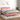 Boxspring met matras en LED fluweel roze 140x200 cm