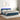 Boxspring met matras en LED fluweel donkerblauw 180x200 cm