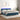 Boxspring met matras en LED fluweel donkerblauw 180x200 cm