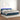Boxspring met matras en LED fluweel donkerblauw 200x200 cm