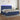 Boxspring met matras en LED stof blauw 200x200 cm