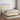 Boxspring met matras en LED stof crèmekleurig 140x200 cm