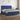 Boxspring met matras en LED stof blauw 200x200 cm