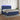 Boxspring met matras en LED stof blauw 160x200 cm