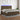 Boxspring met matras en LED stof donkerbruin 200x200 cm