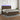 Boxspring met matras en LED stof donkerbruin 180x200 cm
