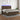Boxspring met matras en LED stof donkerbruin 180x200 cm
