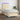 Boxspring met matras en LED stof crèmekleurig 90x190 cm