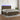 Boxspring met matras en LED stof donkerbruin 160x200 cm