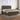 Boxspring met matras en LED stof donkerbruin 160x200 cm