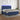 Boxspring met matras en LED stof blauw 160x200 cm