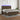 Boxspring met matras en LED stof donkerbruin 180x200 cm