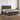 Boxspring met matras en LED stof donkerbruin 180x200 cm