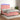 Boxspring met matras en LED fluweel roze 140x190 cm