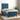Boxspring met matras en LED fluweel donkerblauw 80x200 cm