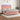 Boxspring met matras en LED fluweel roze 160x200 cm