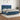Boxspring met matras en LED fluweel donkerblauw 180x200 cm