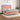 Boxspring met matras en LED fluweel roze 160x200 cm