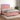 Boxspring met matras en LED fluweel roze 140x190 cm