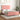 Bedframe met hoofdeinde fluweel roze 140x200 cm