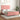 Bedframe met hoofdeinde fluweel roze 140x200 cm