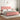 Bedframe met hoofdeinde fluweel roze 180x200 cm