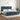 Bedframe zonder matras 200x200 cm fluweel donkerblauw
