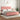 Bedframe met hoofdeinde fluweel roze 180x200 cm