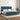 Bedframe zonder matras 200x200 cm fluweel donkerblauw