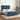 Bedframe zonder matras 140x190 cm fluweel donkerblauw