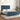 Bedframe zonder matras 140x200 cm fluweel donkerblauw