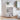 Schoenenkast 60x35x105 cm bewerkt hout hoogglans wit