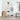 Schoenenkast 60x35x105 cm bewerkt hout hoogglans wit