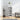 Schoenenkast 30x35x105 cm bewerkt hout hoogglans wit