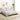 Dekbedovertrekset 240x220 cm katoen wit en bruin
