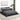 Dekbedovertrekset 200x200 cm katoen donkergrijs