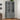 Vitrinekast MOLDE 90x35x175 cm massief grenenhout grijs