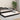 Bedframe massief grenenhout zwart 100x200 cm