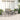 6-delige Loungeset met kussens poly rattan grijs
