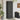 Tuinkast 59x40x180 cm poly rattan zwart
