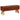 Bokbank 110 cm echt leer en massief mangohout bruin