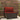 Tuinmiddenbank met kussens poly rattan bruin