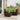 3-delige Loungeset met kussens poly rattan bruin