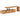 Tv-meubel (118-200) x 30 x 40 cm massief acaciahout