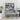 Bureau met schappen 102x45x148 cm bewerkt hout grijs sonoma