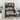 Bureau met schappen 102x45x148 cm bewerkt hout bruineikenkleur