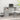 Bureau met lades 102x50x76 cm bewerkt hout betongrijs