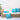 Gooi kussens 4 pcs Turquoise 40 x 40 cm Stof