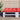 Palletkussen 80x80x12 cm stof rood