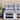 Palletkussens 2 st ruitpatroon stof grijs